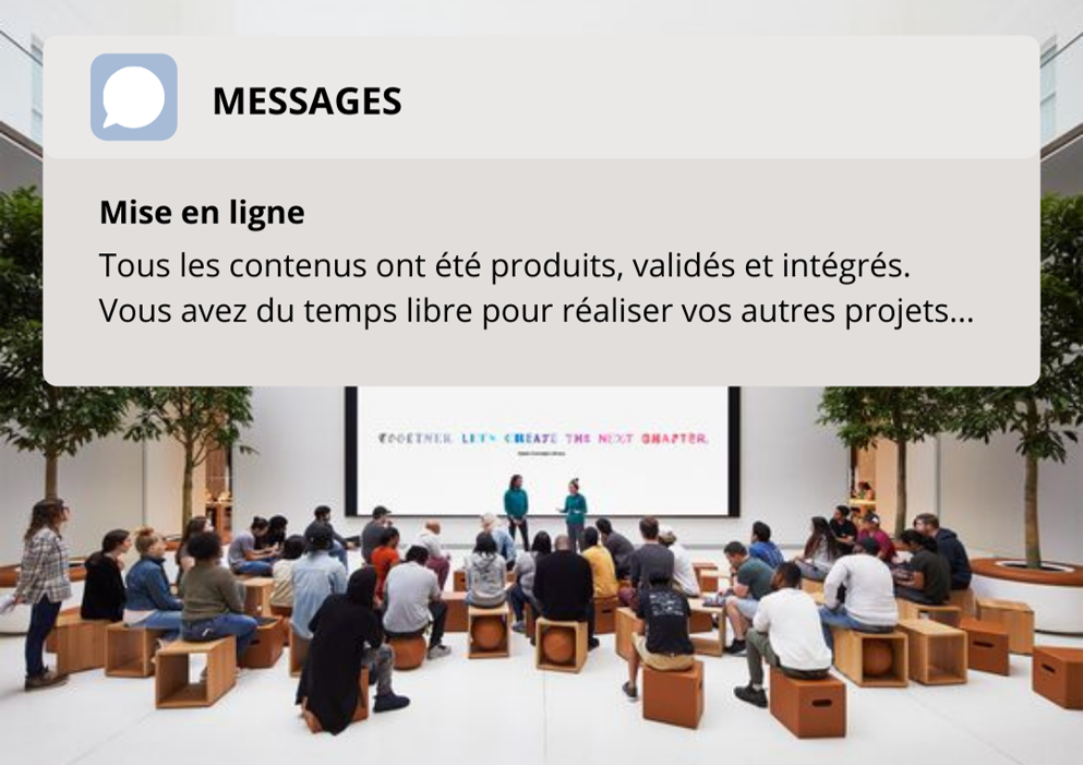 Animation supports éditoriaux